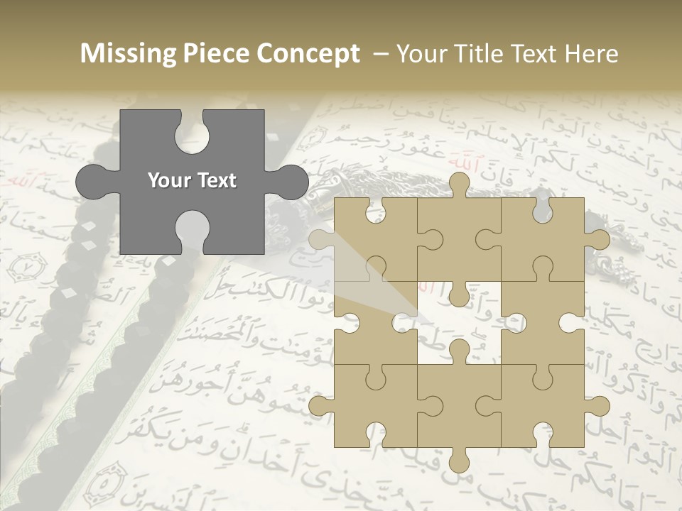 Arabic Light Ramadan PowerPoint Template