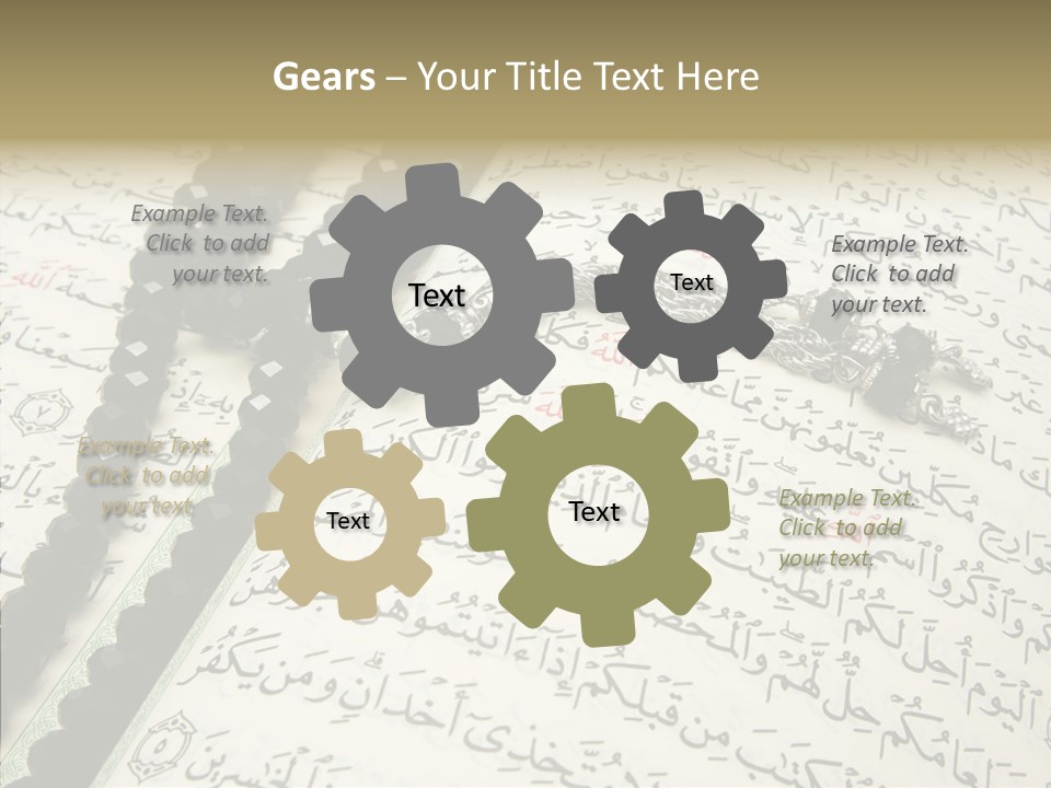 Arabic Light Ramadan PowerPoint Template