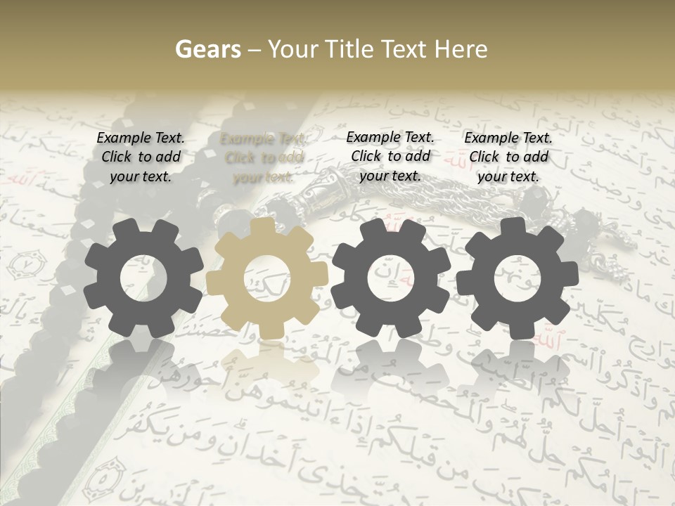 Arabic Light Ramadan PowerPoint Template