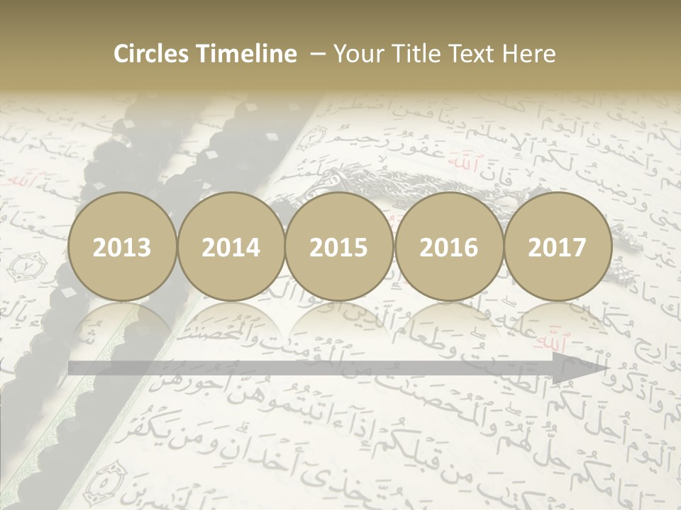 Arabic Light Ramadan PowerPoint Template