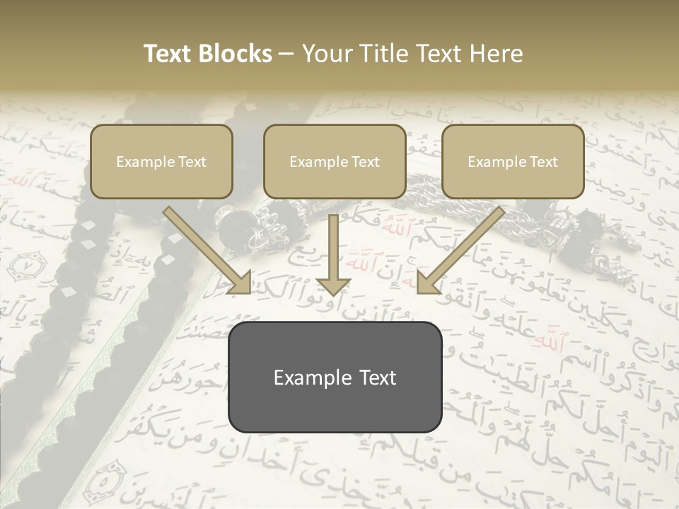 Arabic Light Ramadan PowerPoint Template