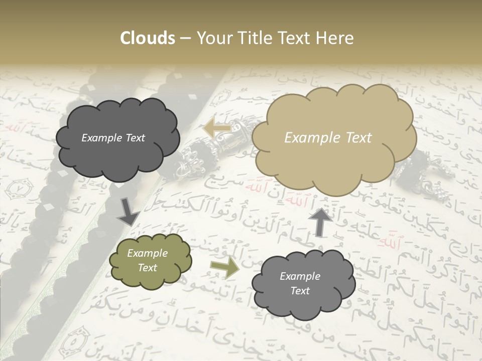 Arabic Light Ramadan PowerPoint Template