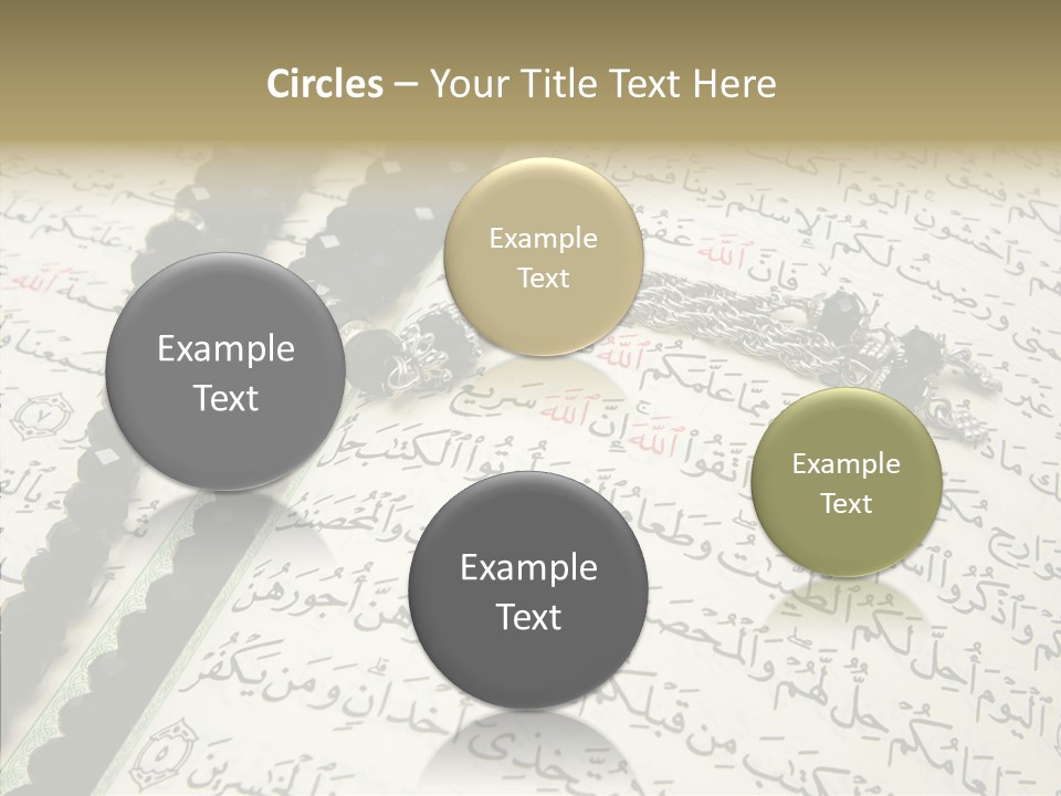 Arabic Light Ramadan PowerPoint Template