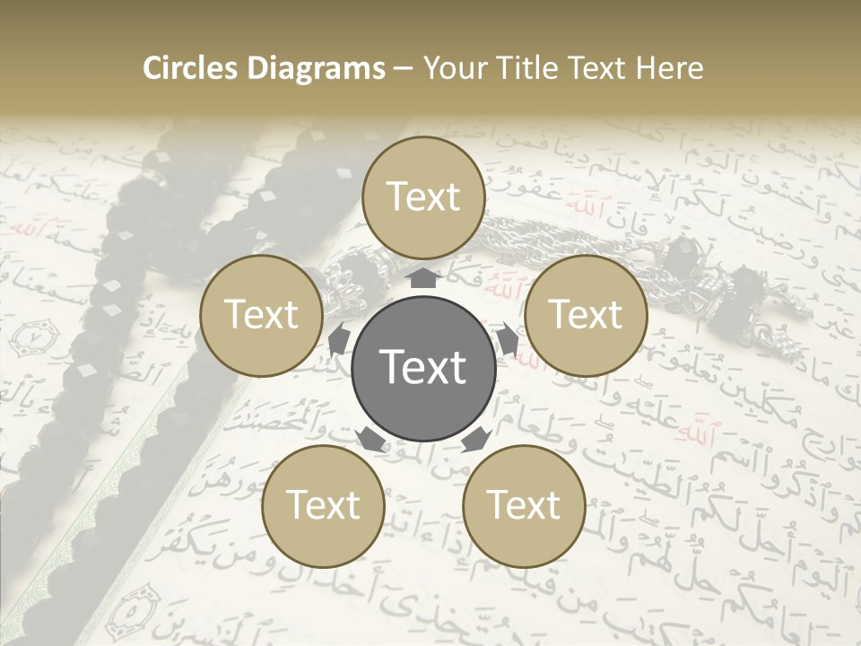 Arabic Light Ramadan PowerPoint Template