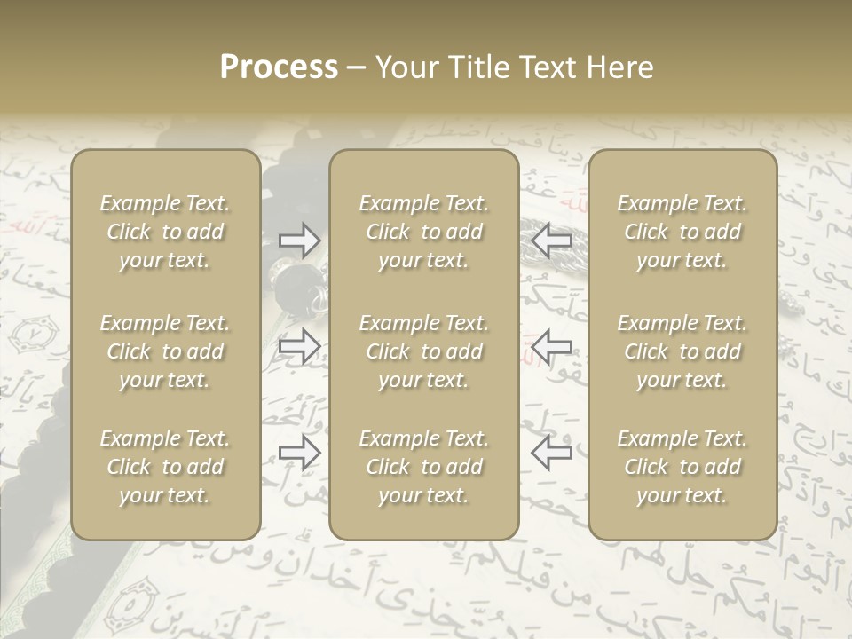 Arabic Light Ramadan PowerPoint Template