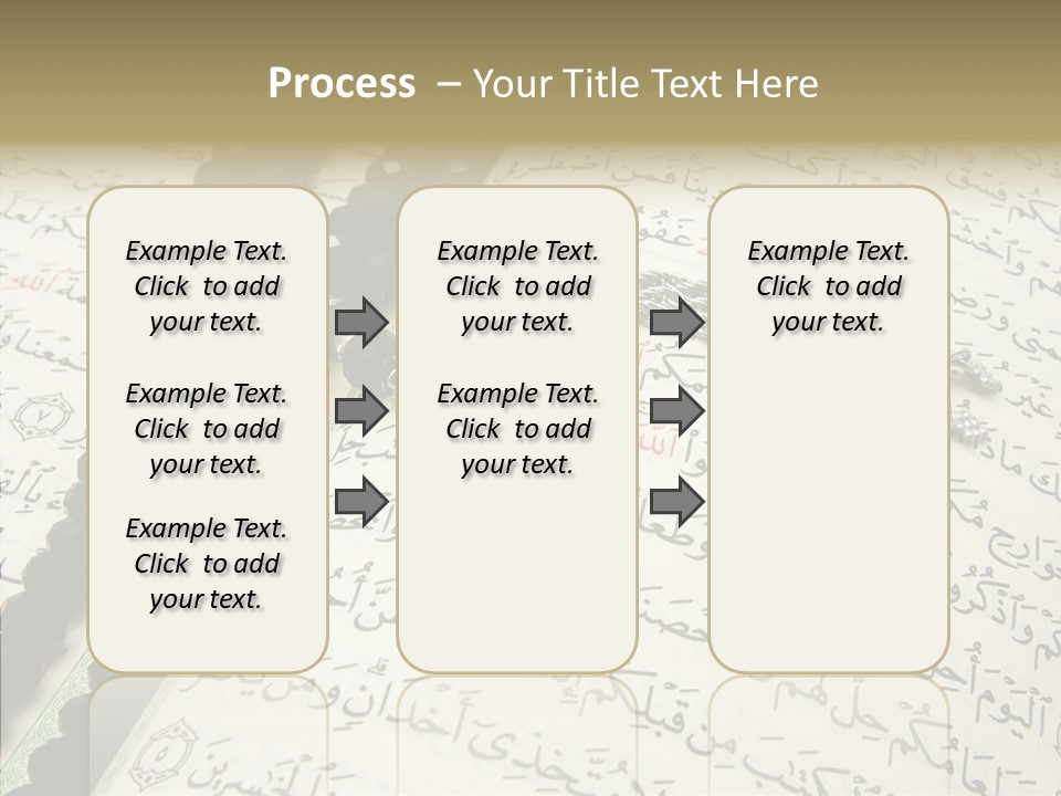 Arabic Light Ramadan PowerPoint Template