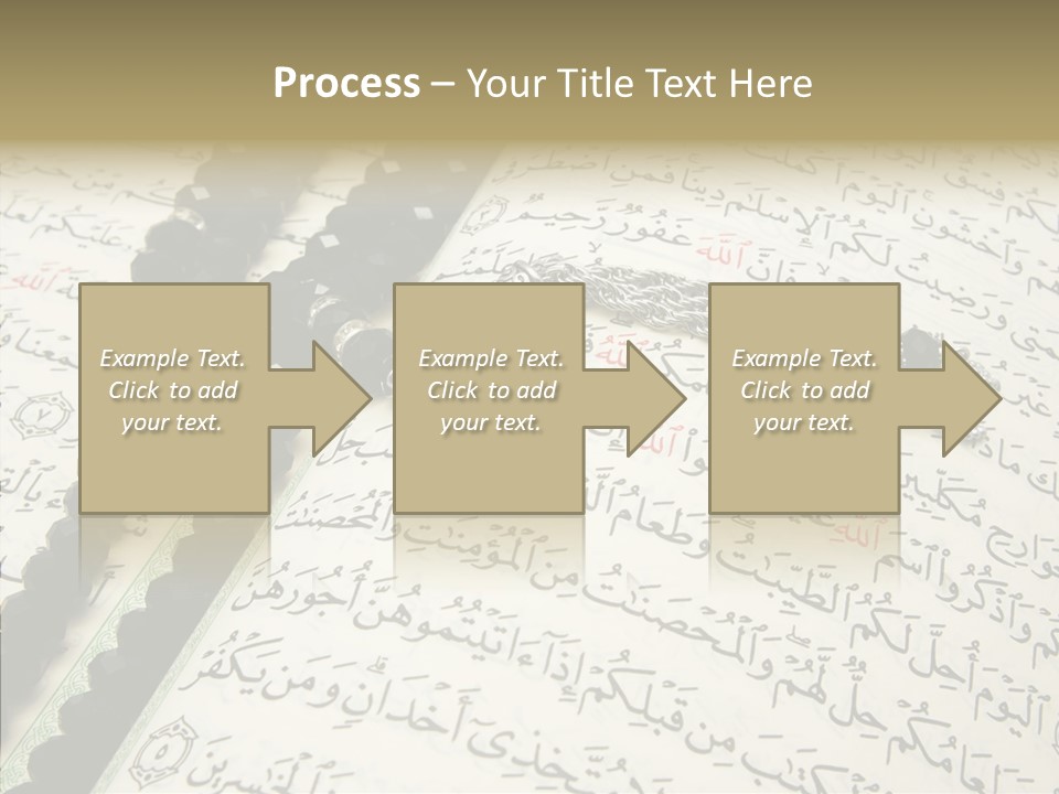 Arabic Light Ramadan PowerPoint Template