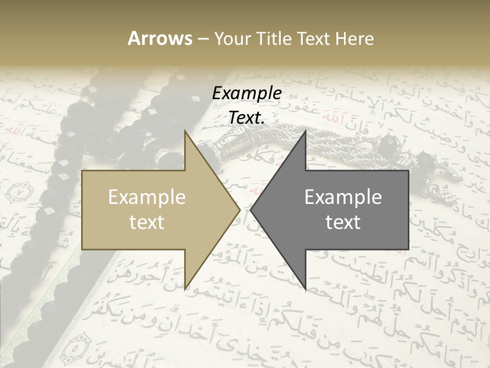 Arabic Light Ramadan PowerPoint Template