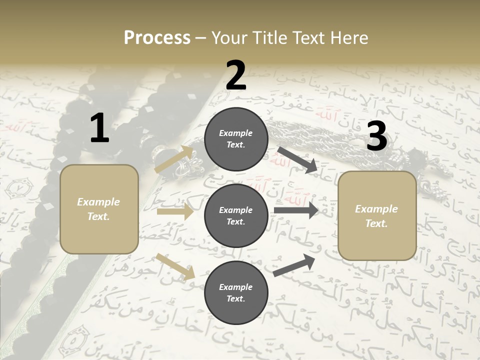 Arabic Light Ramadan PowerPoint Template