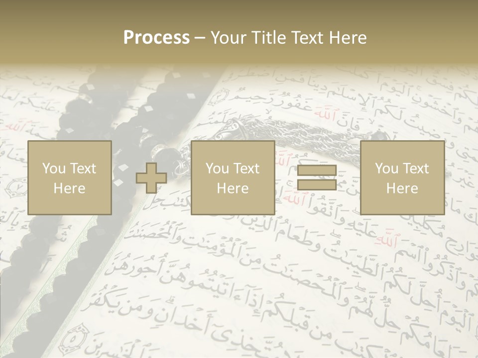 Arabic Light Ramadan PowerPoint Template