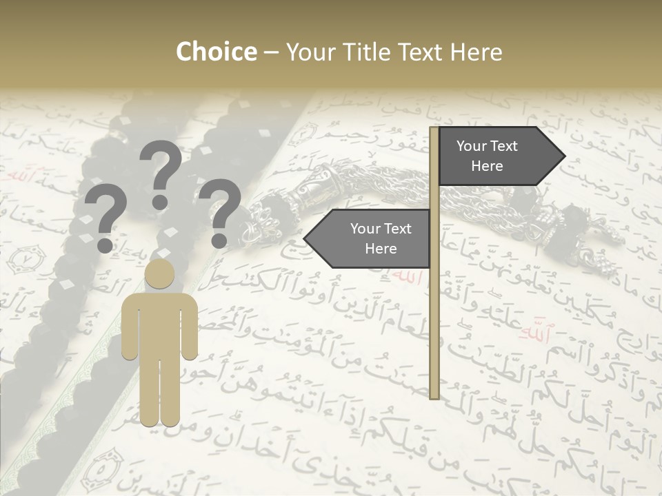 Arabic Light Ramadan PowerPoint Template