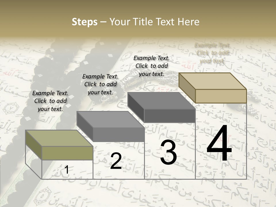 Arabic Light Ramadan PowerPoint Template