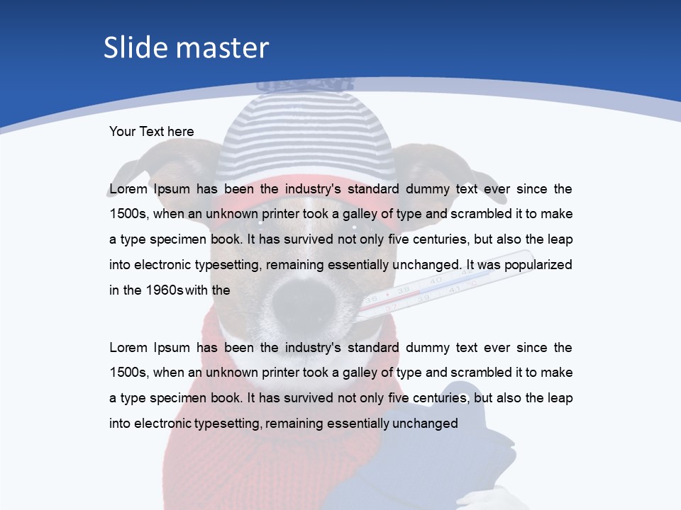 Cure Treatment Flu PowerPoint Template