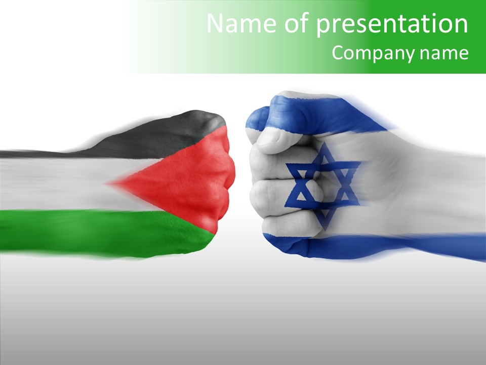 Israel Arm War PowerPoint Template