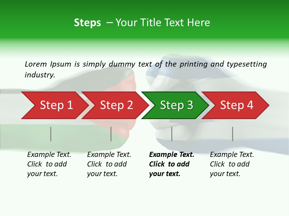 Israel Arm War PowerPoint Template