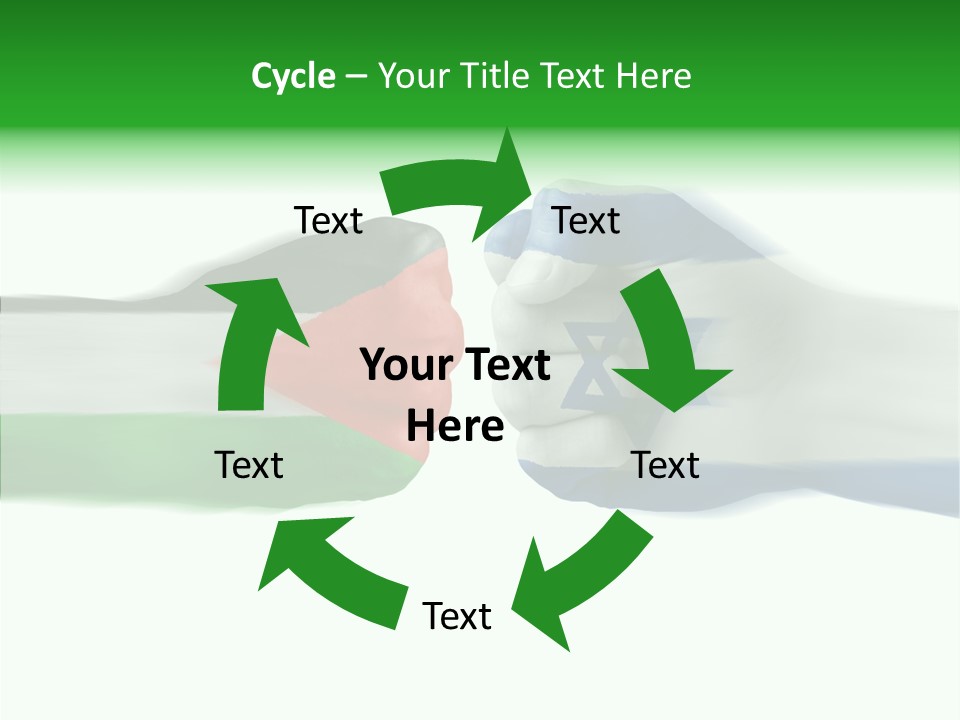 Israel Arm War PowerPoint Template