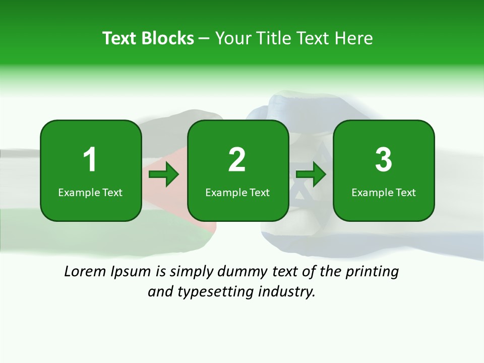 Israel Arm War PowerPoint Template
