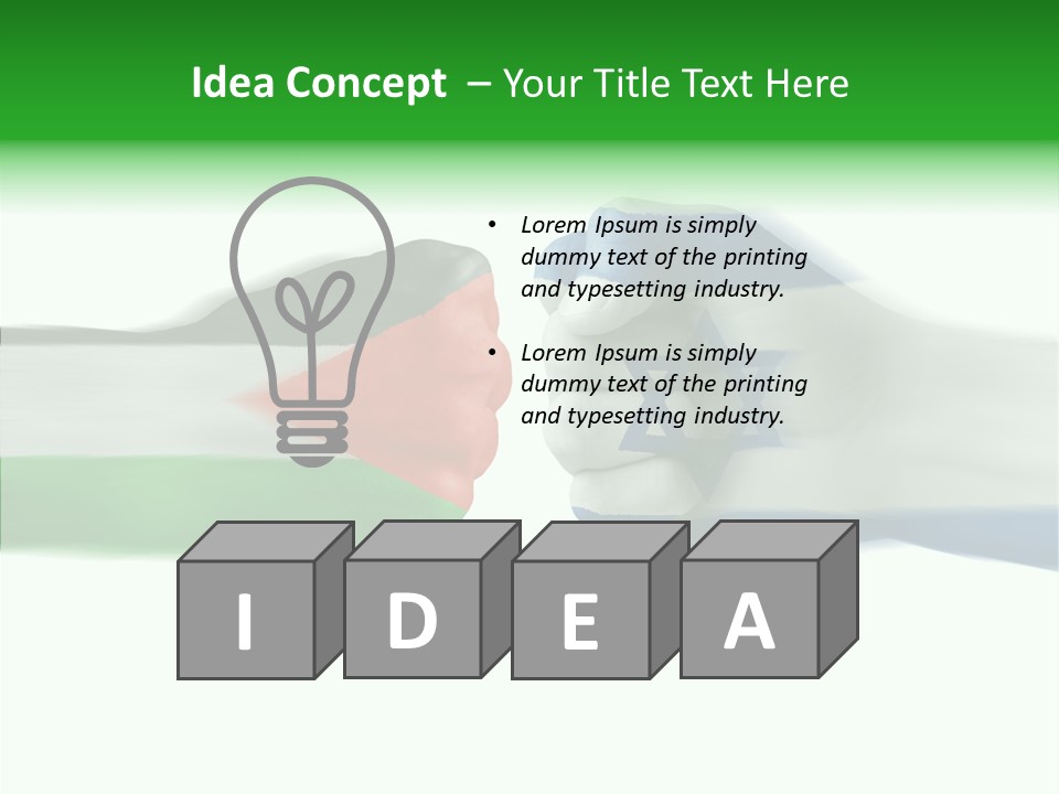 Israel Arm War PowerPoint Template