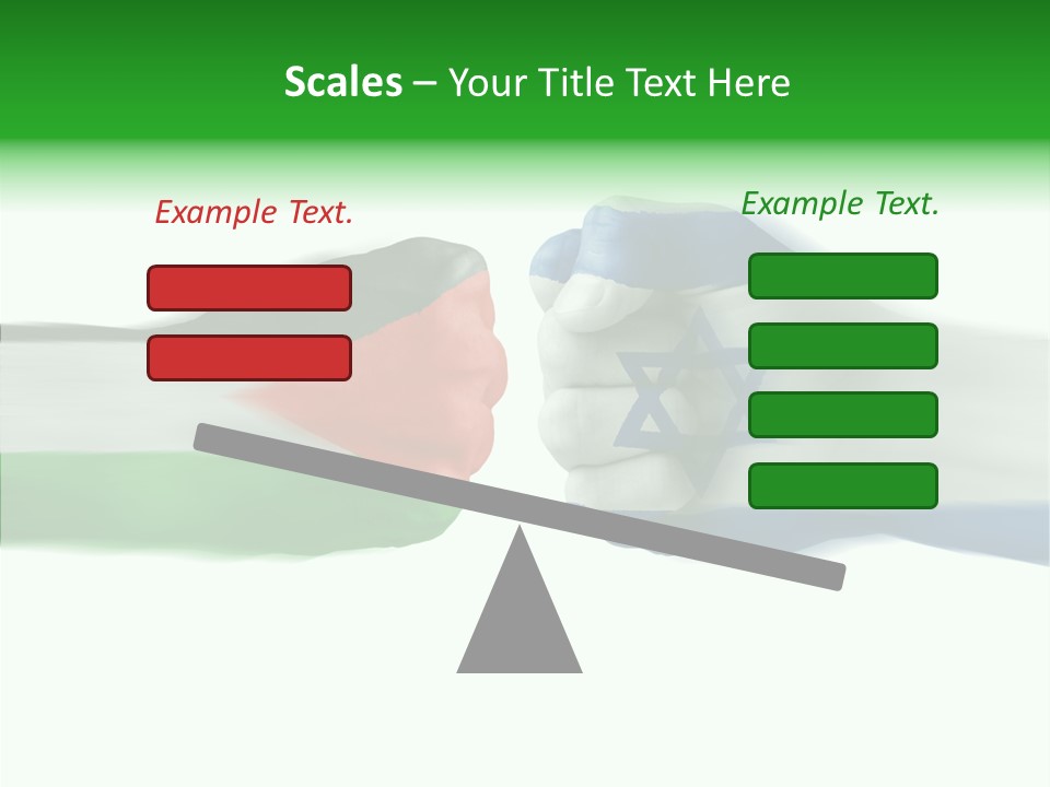 Israel Arm War PowerPoint Template