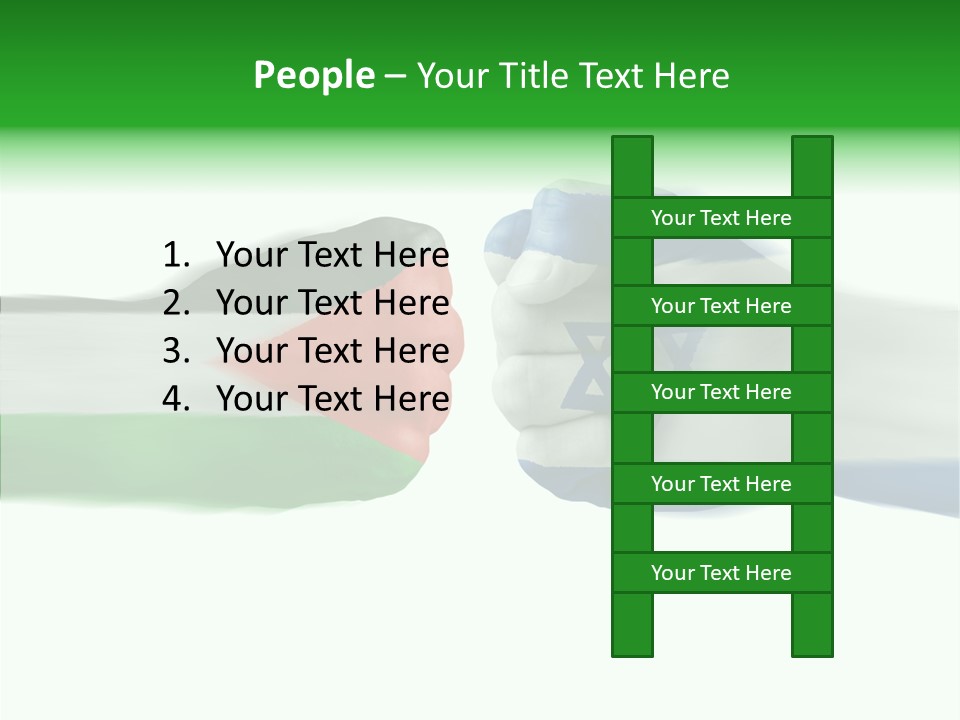 Israel Arm War PowerPoint Template