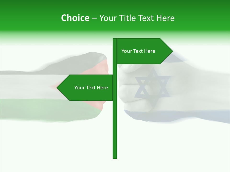 Israel Arm War PowerPoint Template