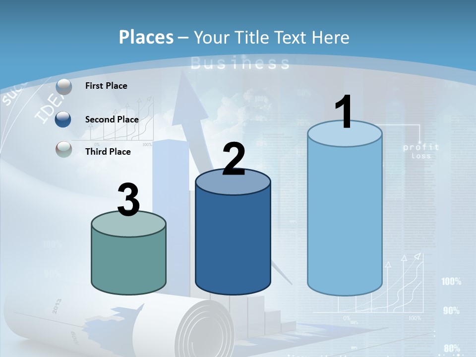 Nature Freeze Happy PowerPoint Template