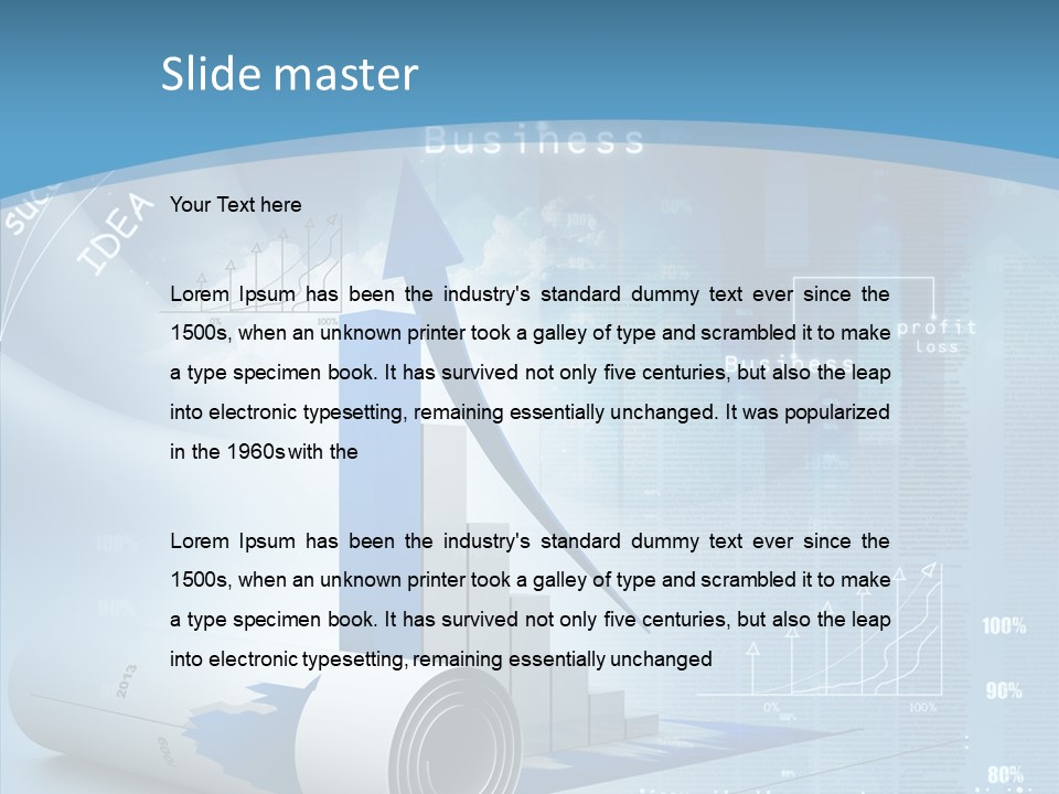 Nature Freeze Happy PowerPoint Template