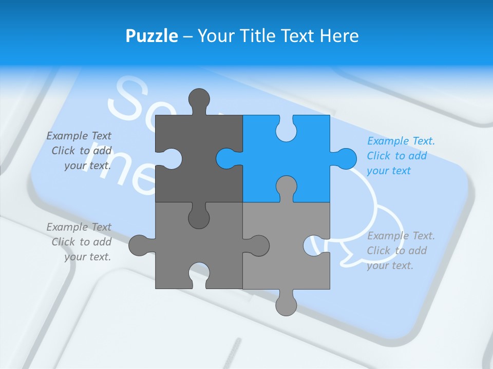 Fingerprint Letter Communication PowerPoint Template