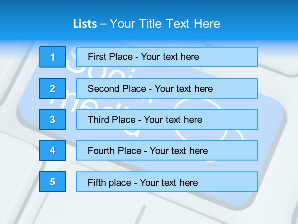 Fingerprint Letter Communication PowerPoint Template