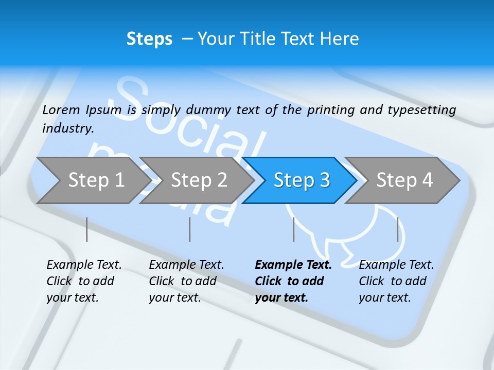 Fingerprint Letter Communication PowerPoint Template