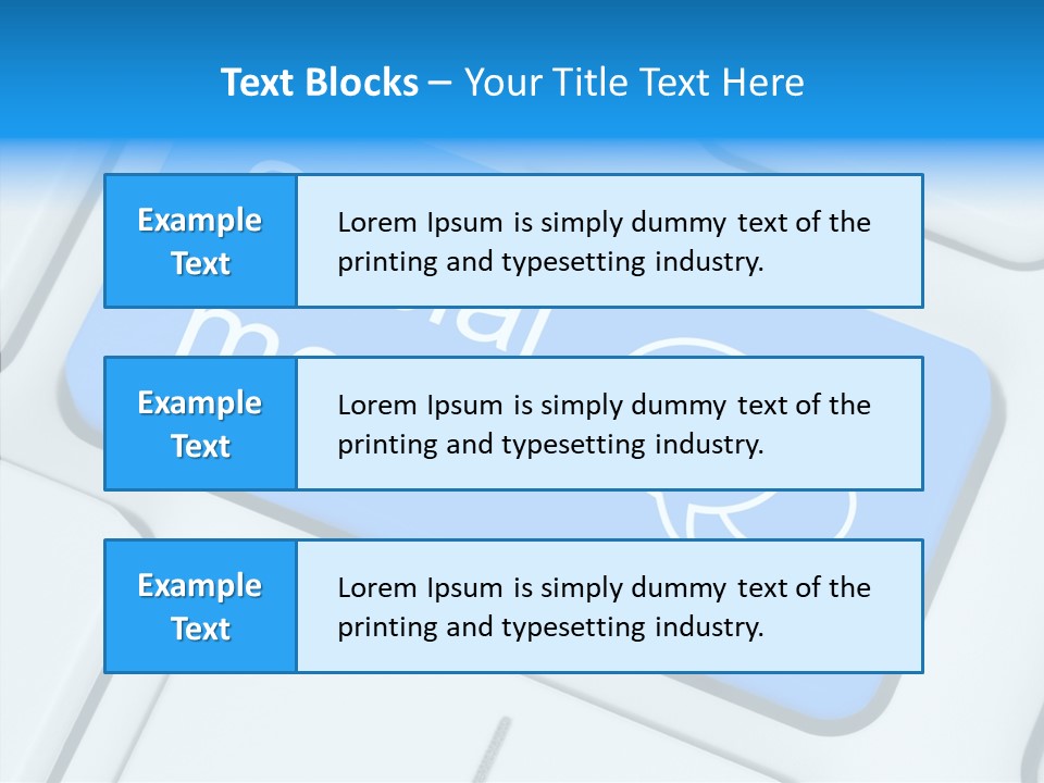 Fingerprint Letter Communication PowerPoint Template