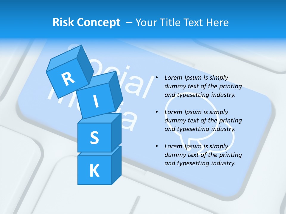 Fingerprint Letter Communication PowerPoint Template