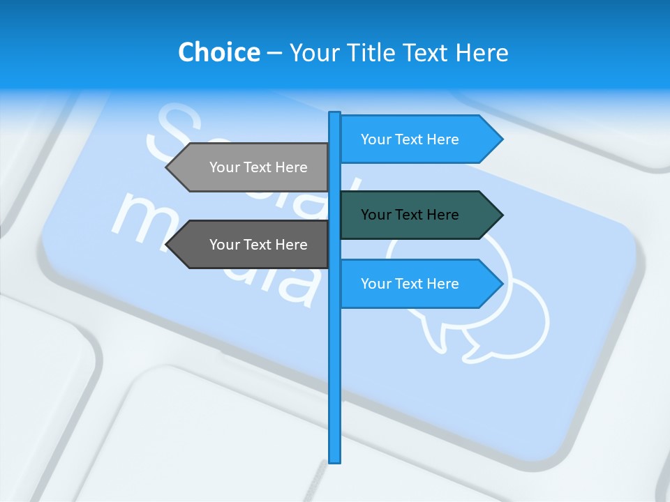 Fingerprint Letter Communication PowerPoint Template
