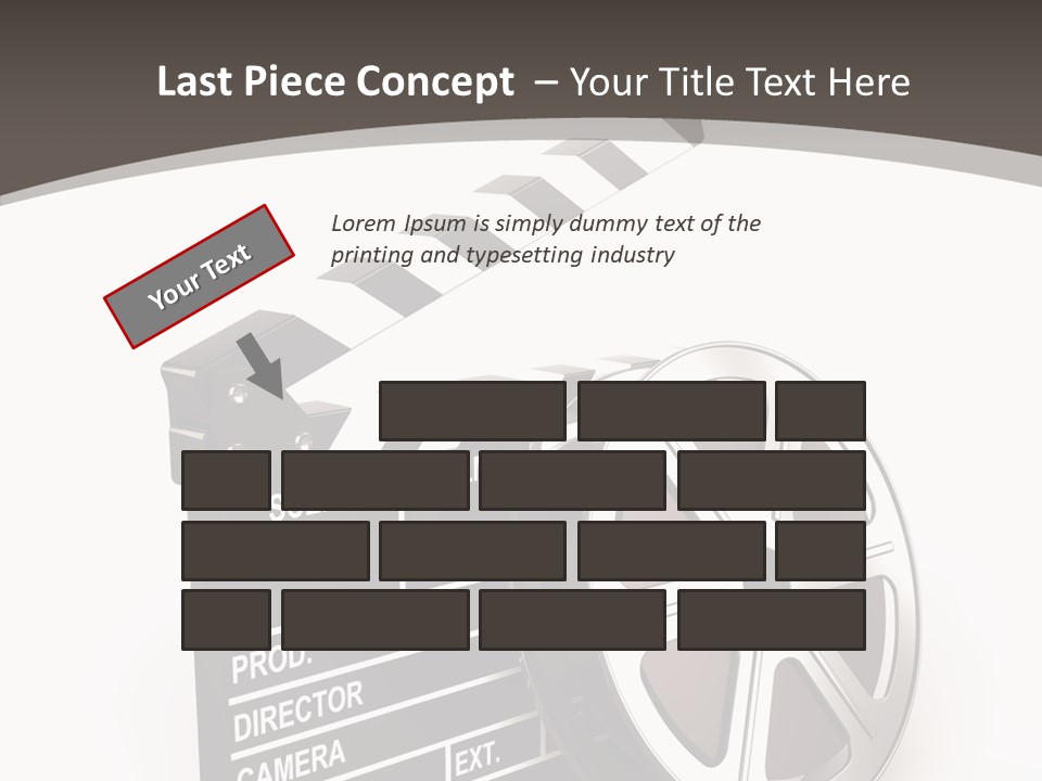 Cinema Camera Objects PowerPoint Template