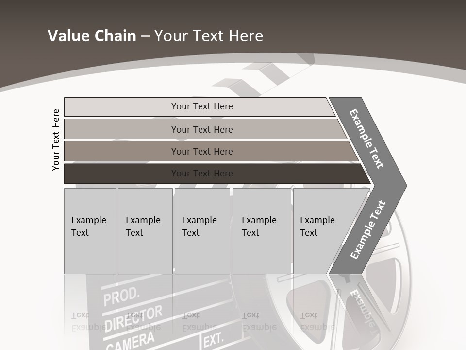 Cinema Camera Objects PowerPoint Template
