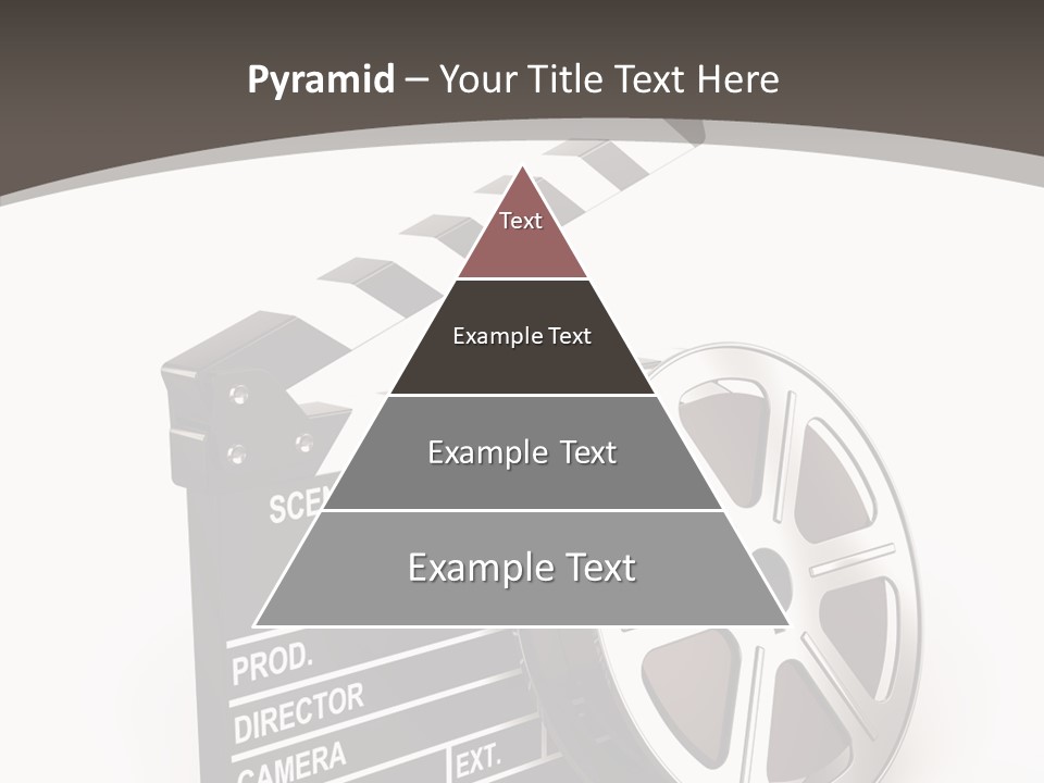 Cinema Camera Objects PowerPoint Template