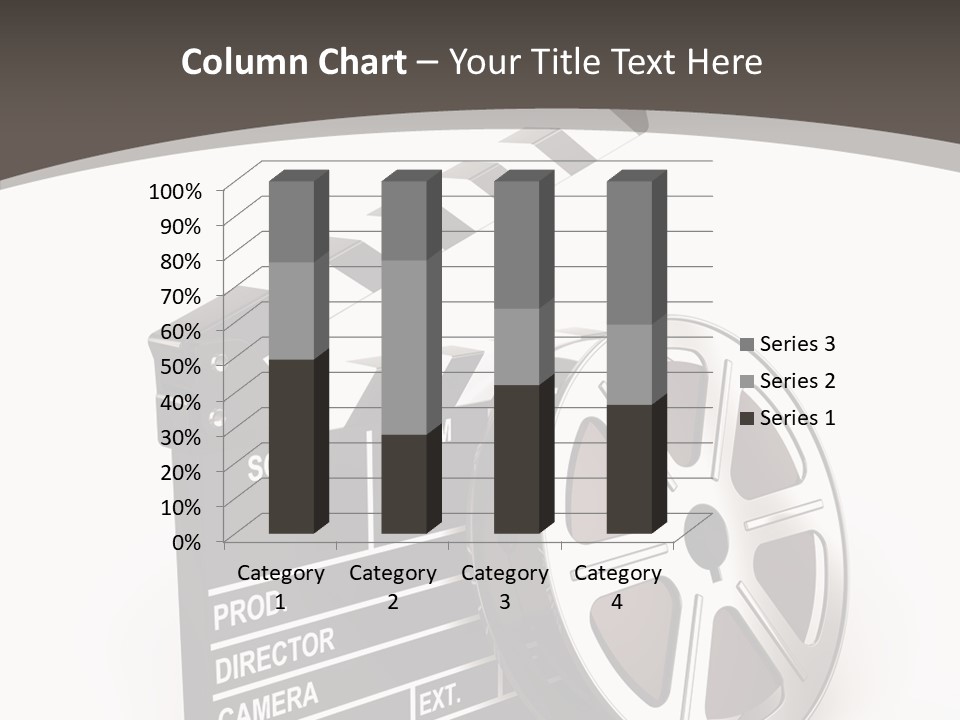 Cinema Camera Objects PowerPoint Template