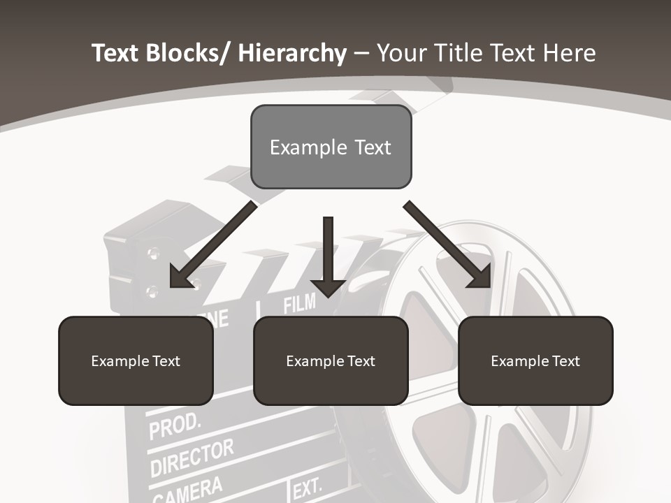 Cinema Camera Objects PowerPoint Template