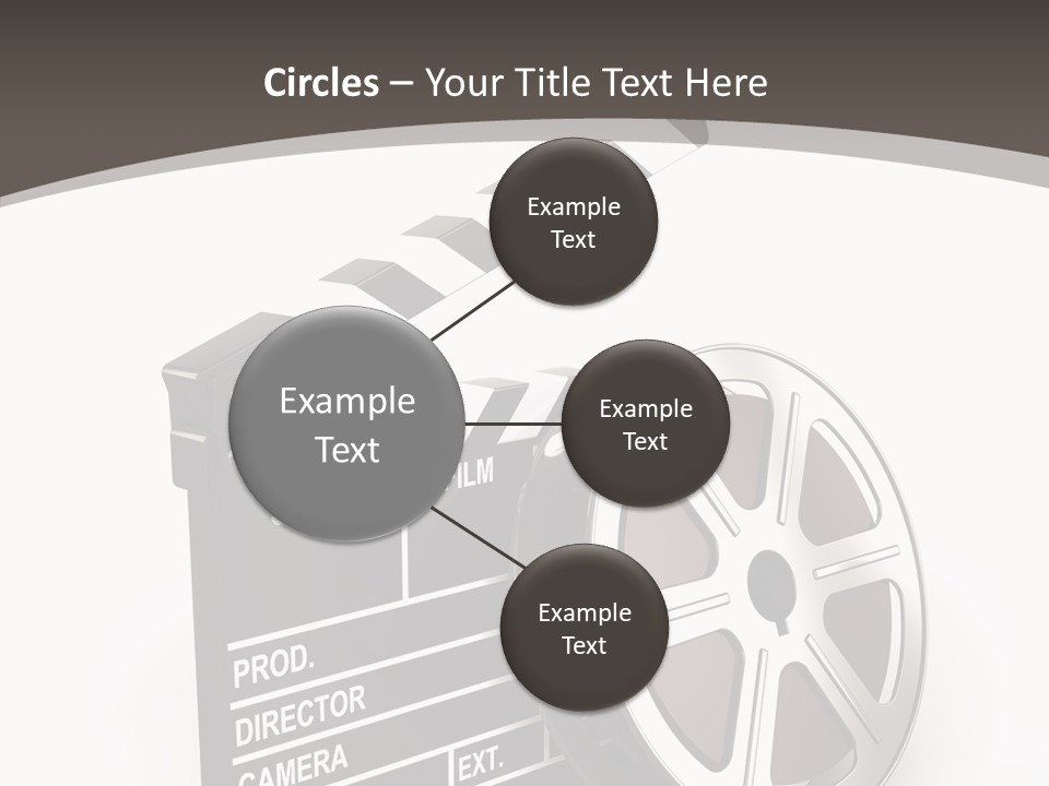 Cinema Camera Objects PowerPoint Template