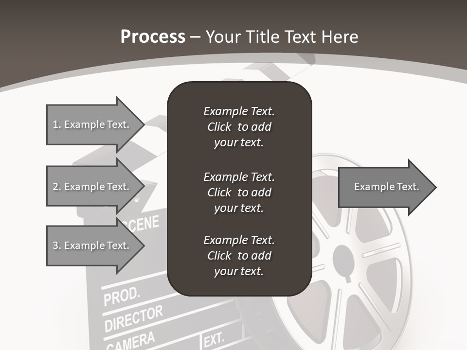 Cinema Camera Objects PowerPoint Template