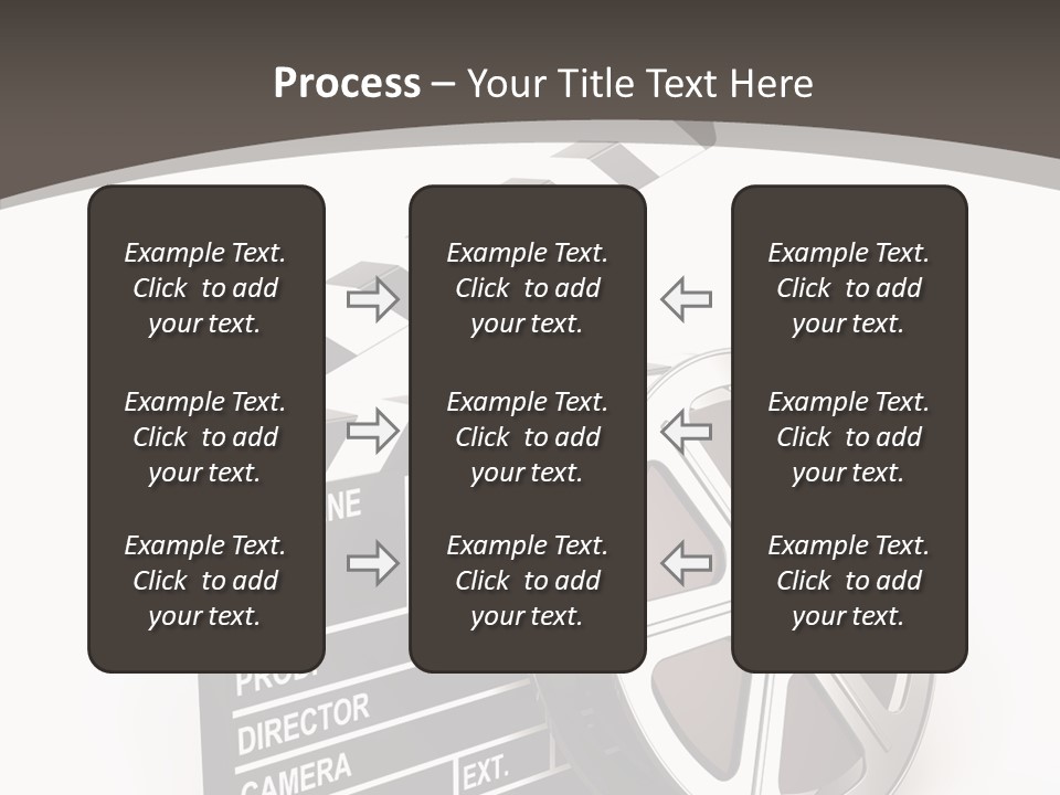 Cinema Camera Objects PowerPoint Template