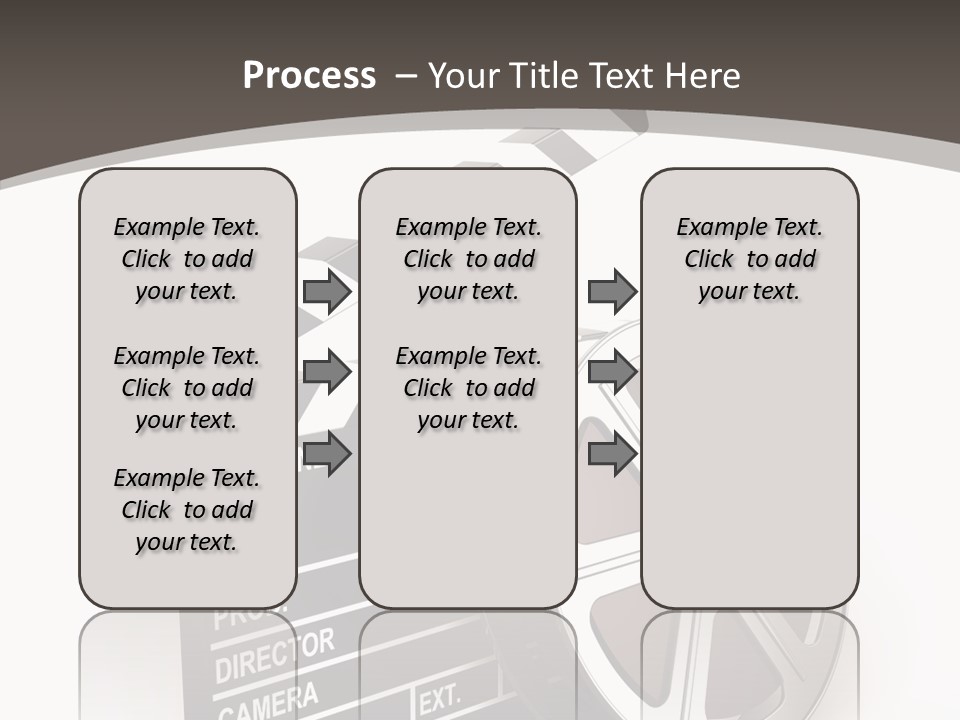 Cinema Camera Objects PowerPoint Template
