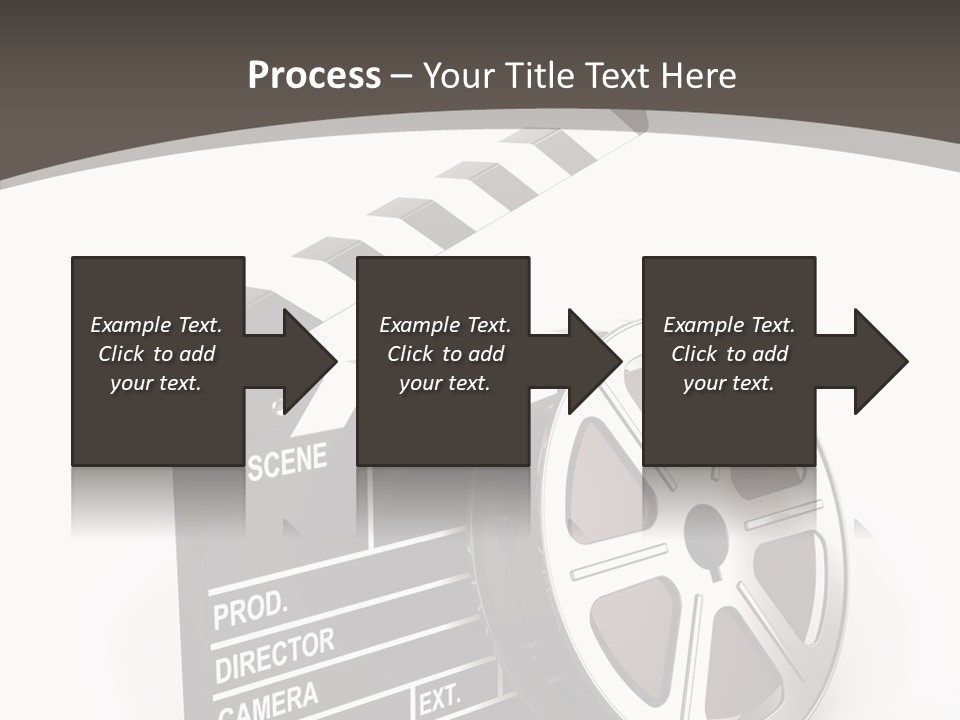 Cinema Camera Objects PowerPoint Template