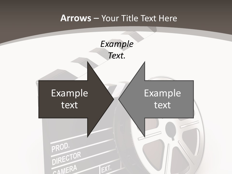 Cinema Camera Objects PowerPoint Template