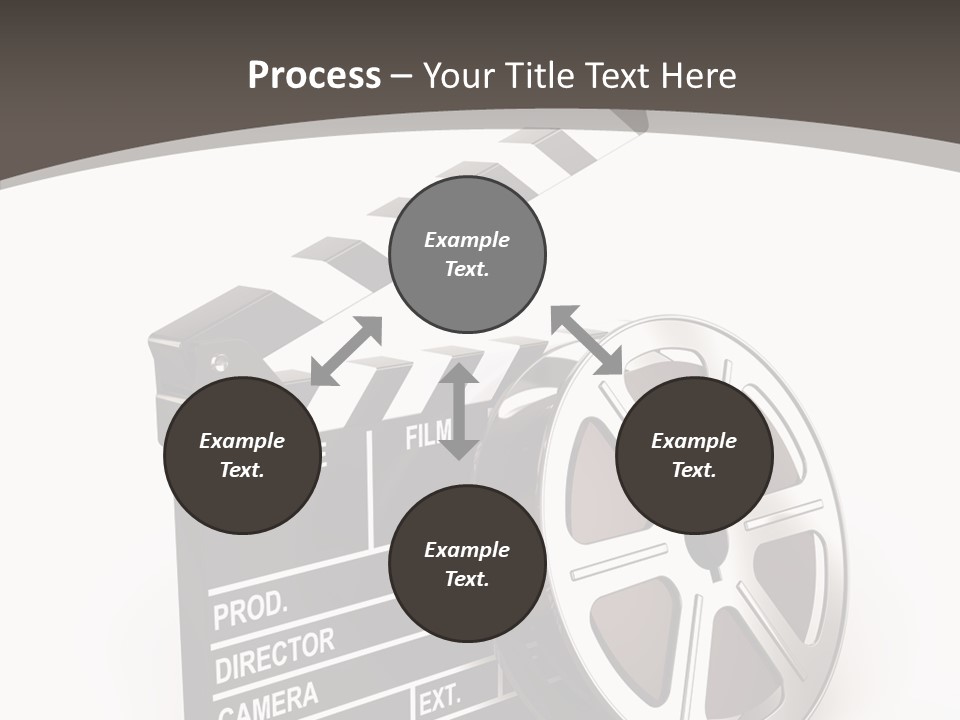 Cinema Camera Objects PowerPoint Template