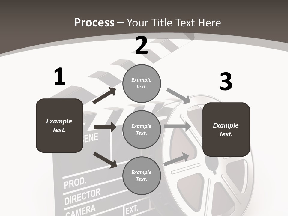 Cinema Camera Objects PowerPoint Template