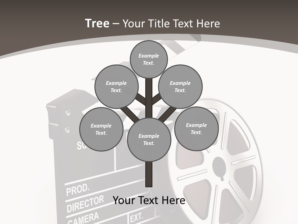 Cinema Camera Objects PowerPoint Template