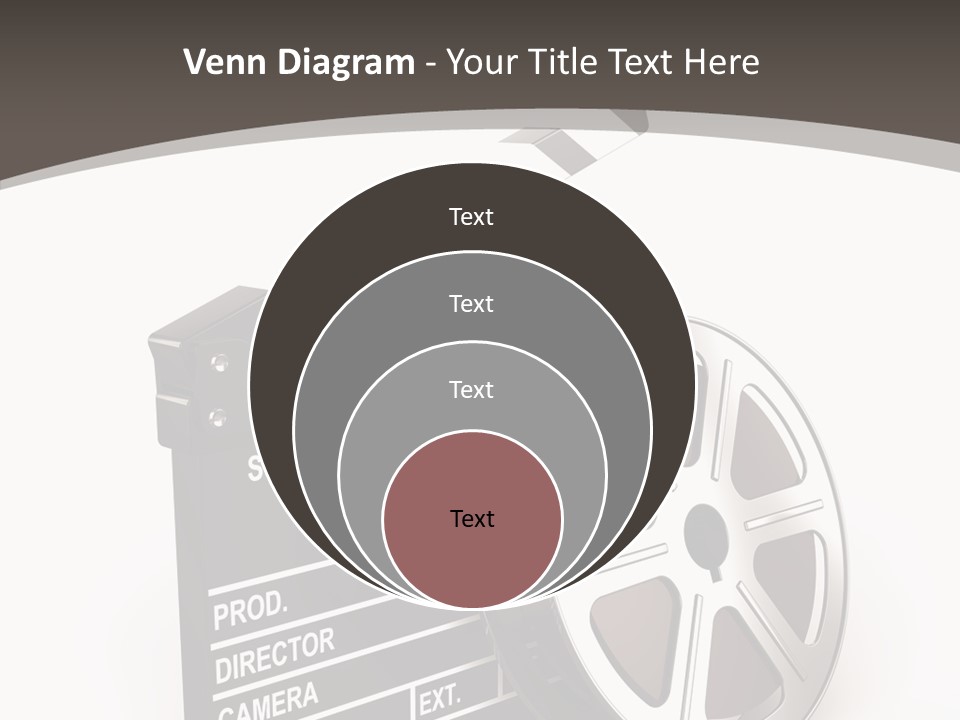 Cinema Camera Objects PowerPoint Template