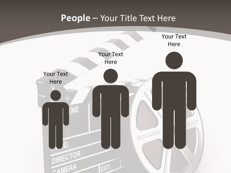 Cinema Camera Objects PowerPoint Template