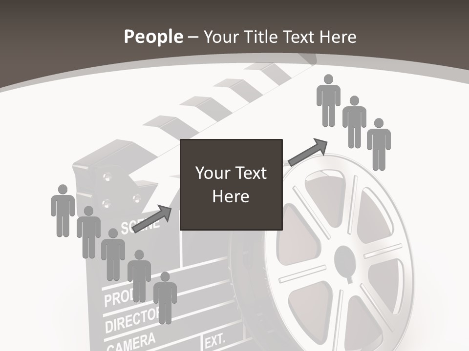 Cinema Camera Objects PowerPoint Template